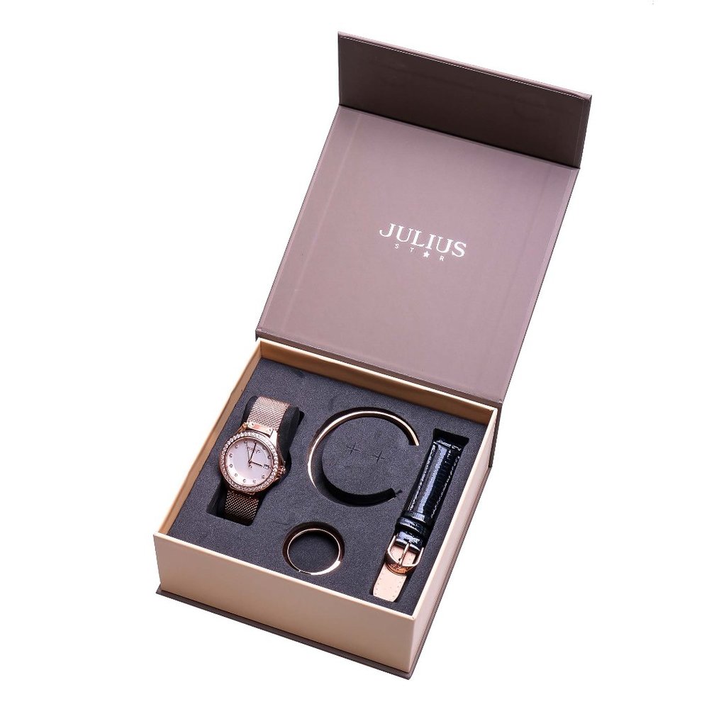 Julius Star JS-040B Korea Women’s Fashion Watch (Rose Gold)